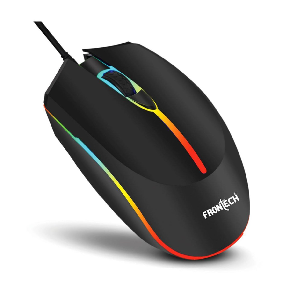 Frontech Wired Usb Gaming Mouse 3 Button Mouse Rgb Light – Best Price in In