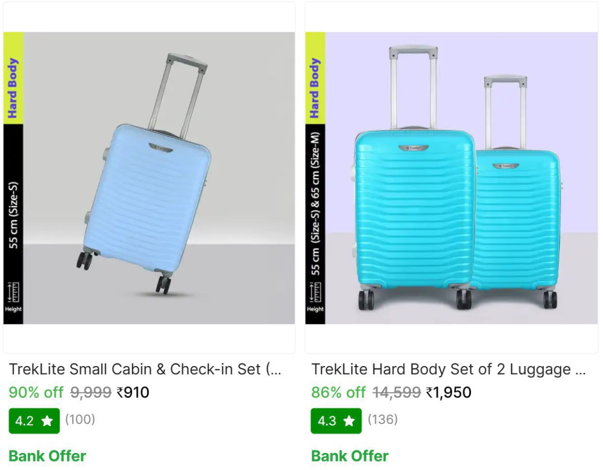 Wheel Trolley Bag 9101 950 Masterlink – Best Price in India