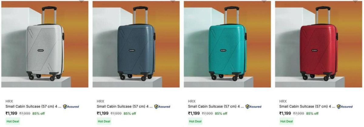 Loot 86 On Hrx Luggage Starts 1199 Small Medium Large Pack Of 2 3 – Best Pr