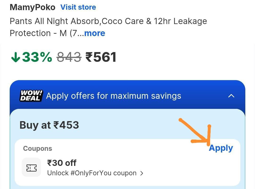 Lowest Mamypoko Cococare Baby Diapers (m 70 Pieces) 531apply Coupon Offers 