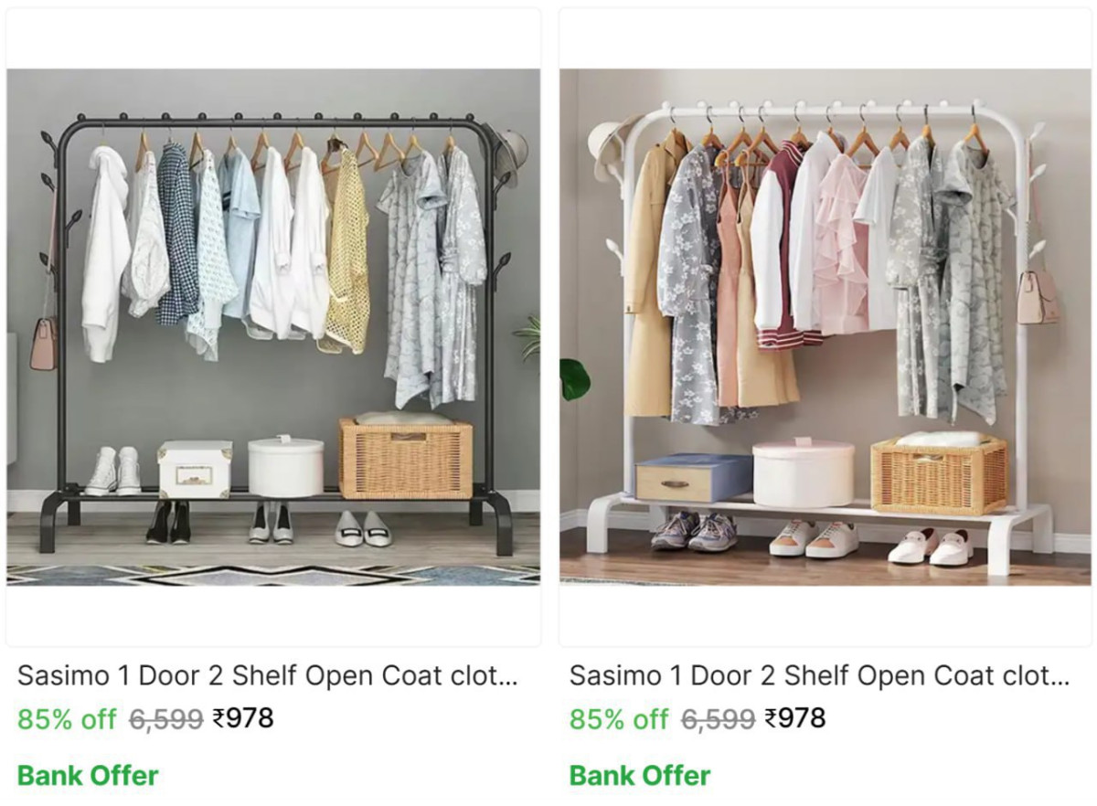Shelf Open Wardrobe Stand 978 – Best Price in India