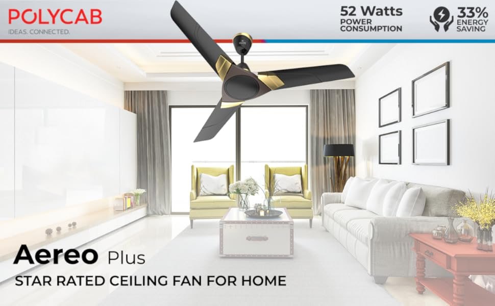 Polycab 1200mm Ceiling Fan 2089 Apply 5 Coupon – Best Price in India