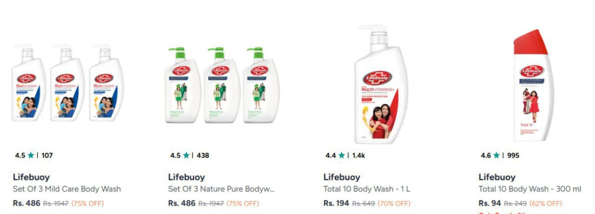 Loot 75 On Lifebuoy Bodywash Axe He – Best Price in India