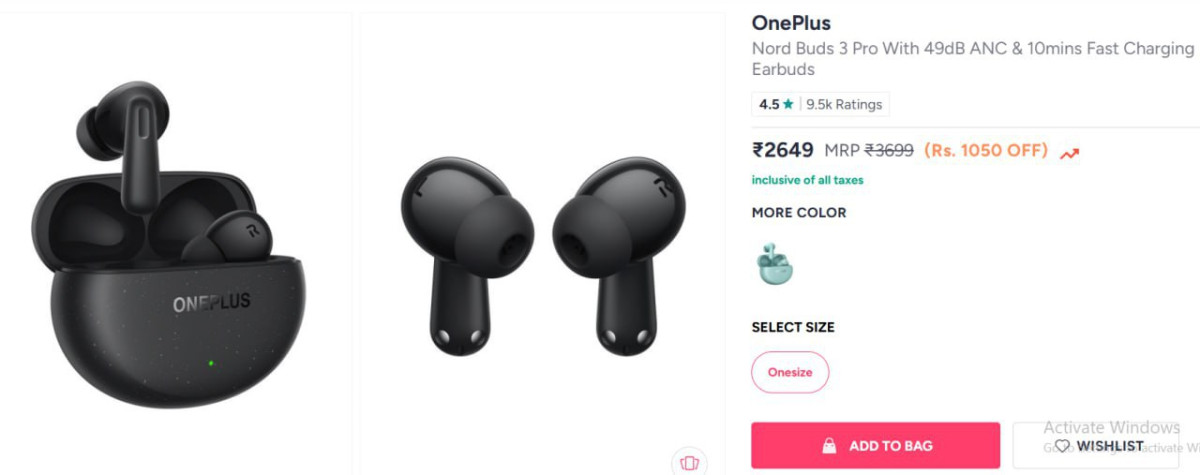 Myntra Oneplus Mbb Exclusive Pricingoneplus Buds 3 Pro At Rs 2384 10 Bank O