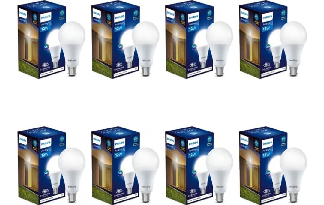 Philips 12w Led Bulb (pack Of 8) 599 – Best Price in India
