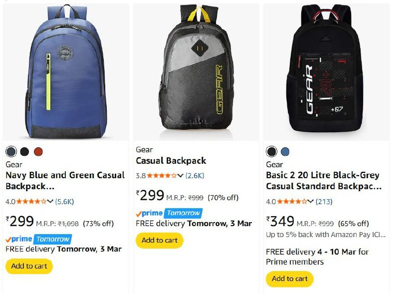 On Gear Backpacks – Best Price in India