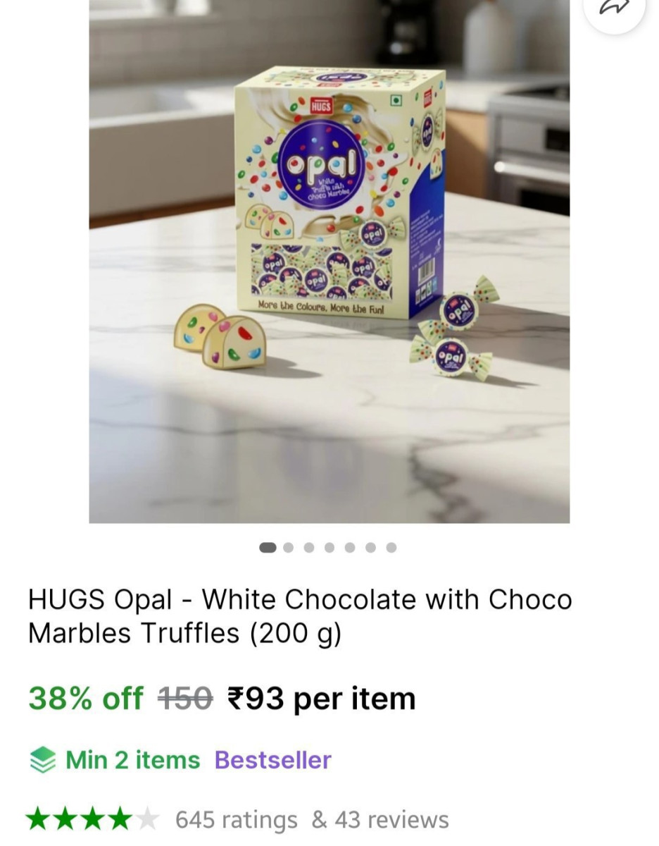 Hugs Choco Marbles (30pcs) At 93min 2 Buy More Deals Click Here Must Read –