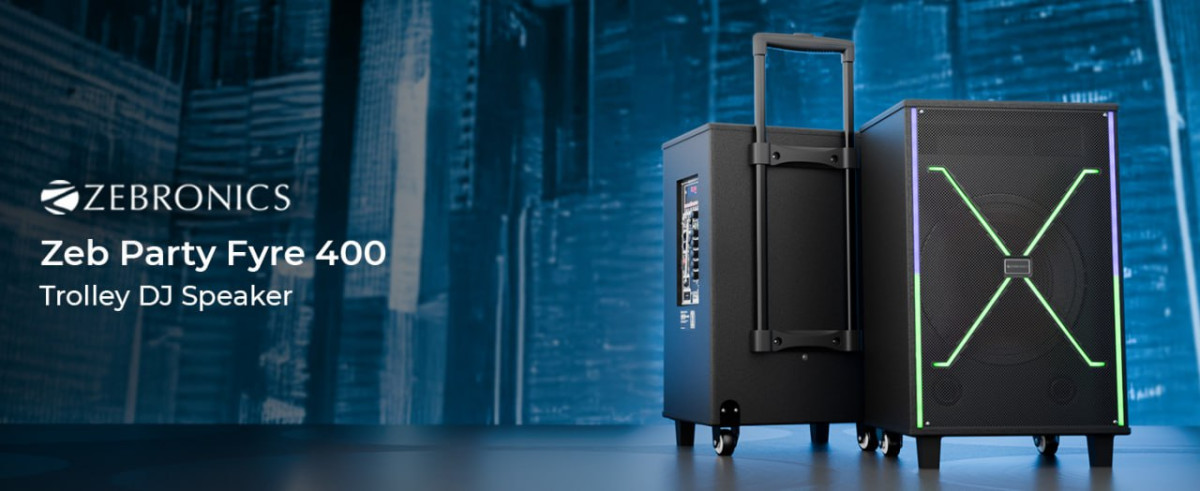 Zebronics 120w Party Trolley Dj Speaker 9999 – Best Price in India