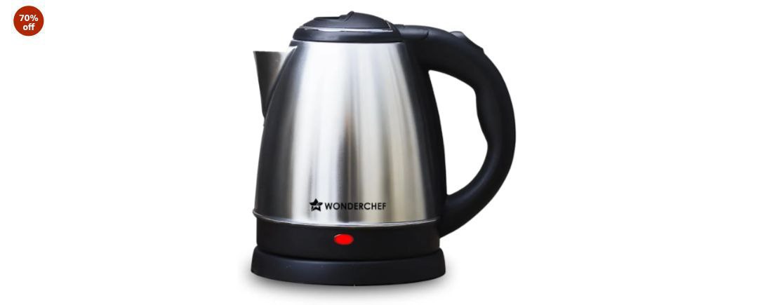 Wonderchef Acura Stainless-steel Electric Kettle 1 5 L Auto Shut- 360 Degre