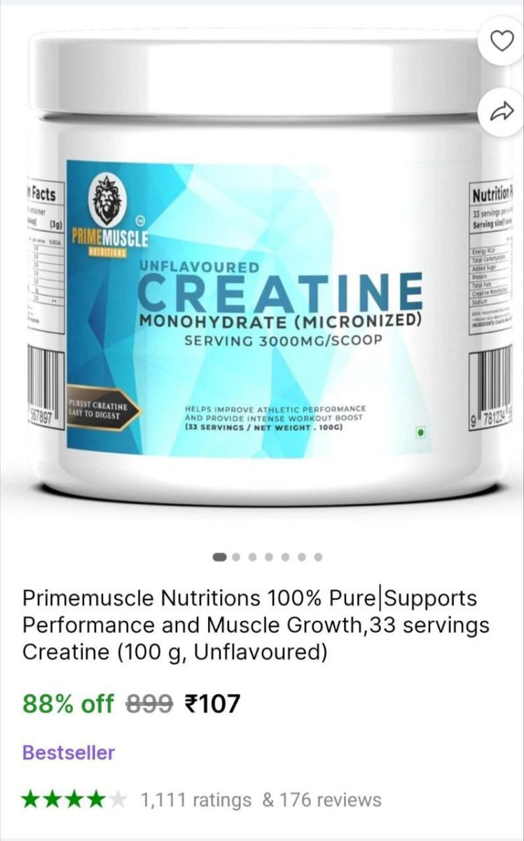 Primemuscle Nutritions 100 Puresupports Performance And Muscle Growth33 Ser