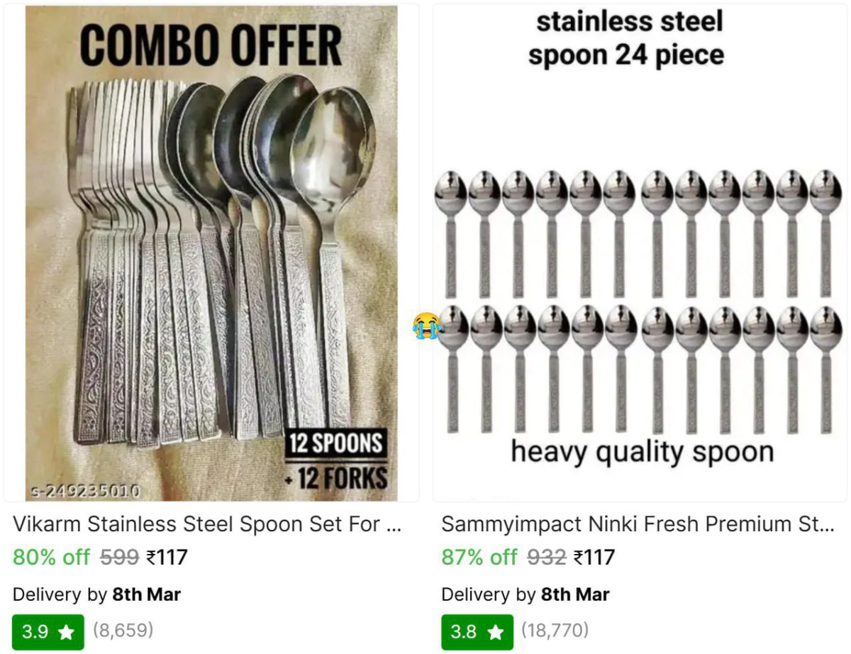 (pack Of 24) Spoon Set 117 – Best Price in India