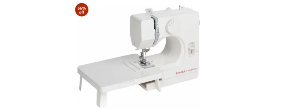 Singer Tailor Mate Straight Stitch Sewing Machine With Arm Led Light Foot P