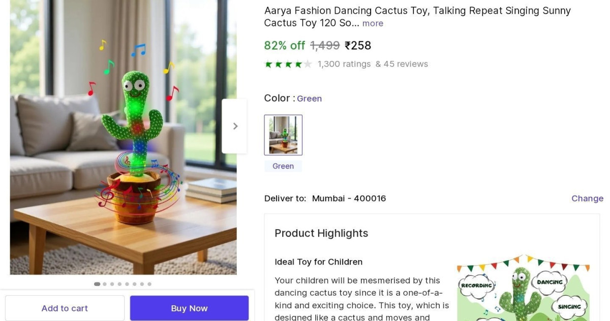 Dancing Talking Cactus At 258 More Deals Click Here Must Read – Best Price 