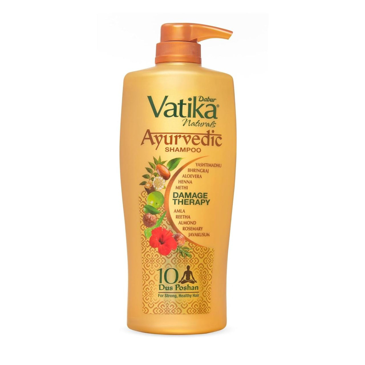 Dabur Vatika Naturals Ayurvedic Shampoo - 640 Ml 229 – Best Price in India