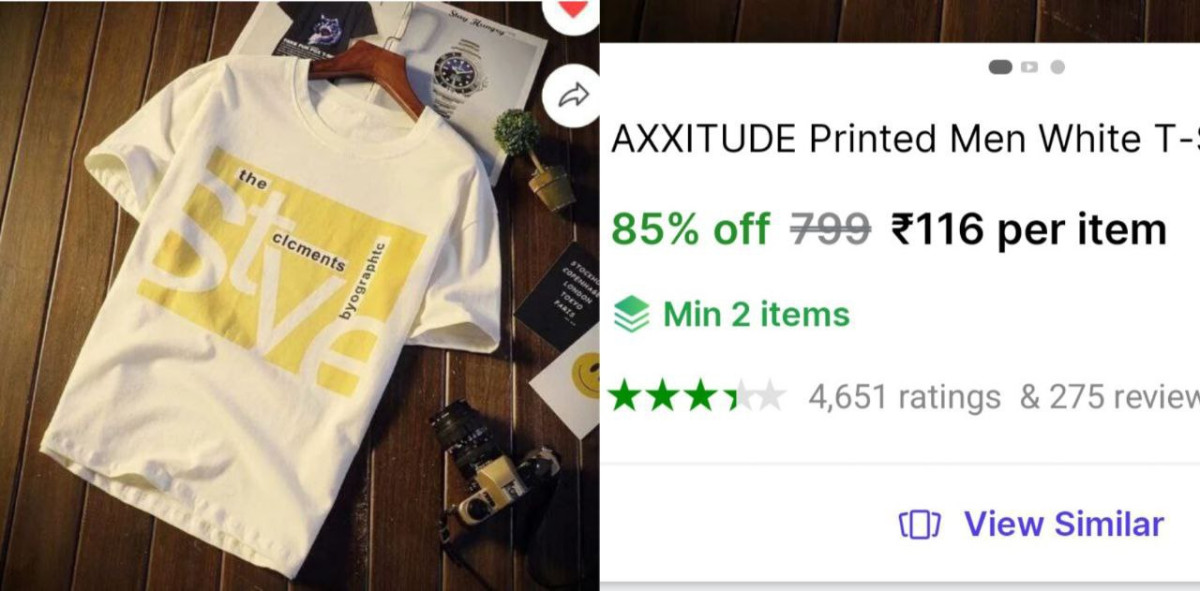 Hotdeal Loot This High Quality T-shirt At 85 Offlink – Best Price in India
