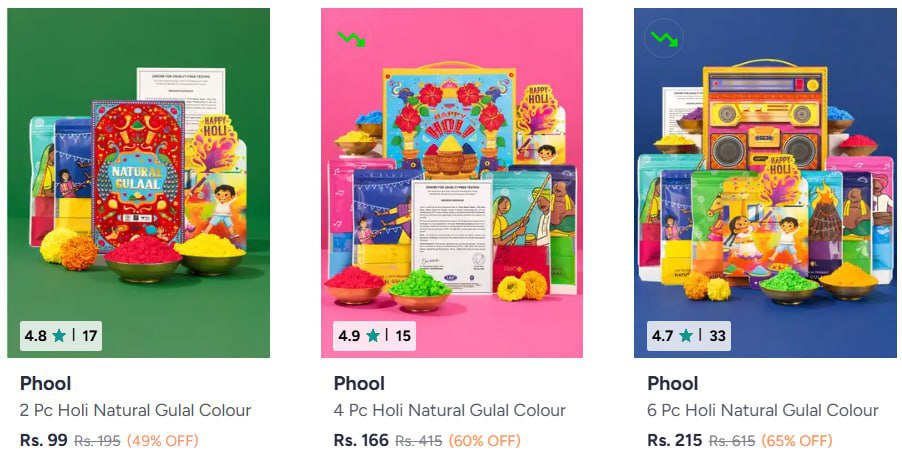 Myntra Phool Holi Gift Hampers Starting From Rs 99 – Best Price in India
