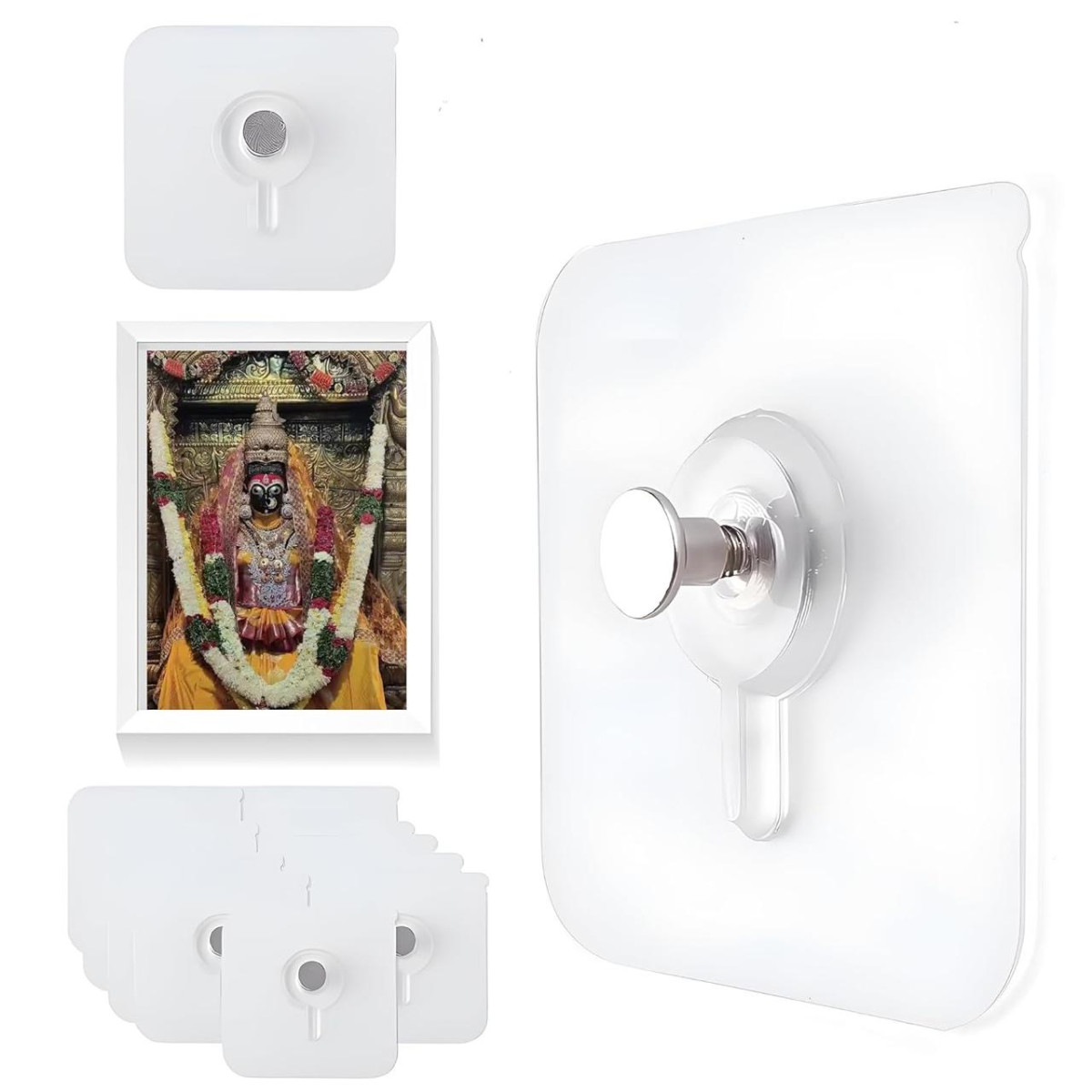 Self Adhesive Photo Frame Wall Hooks 10 Pcs 184 – Best Price in India