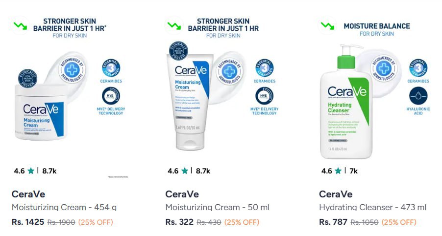 Myntra Cerave - 30 Offscalpe Pro - Up To 50 Offbontress Hairfall Serum Up T