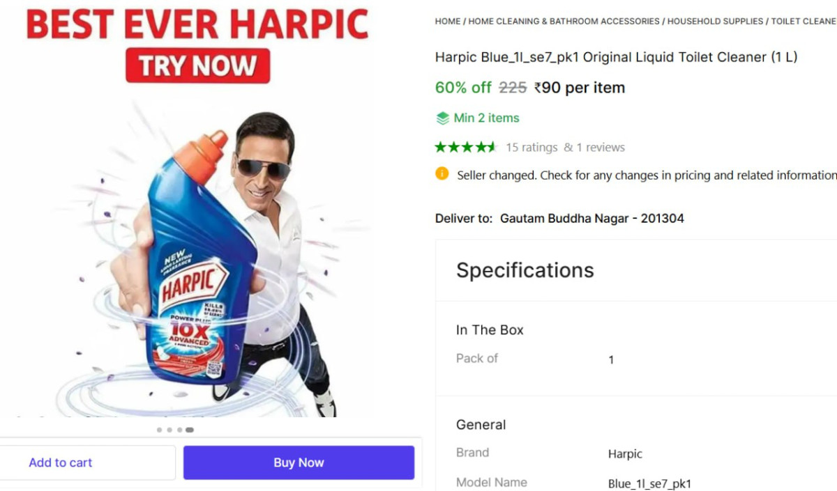 Harpic Toilet Cleaner 1l 90 More Deals Click Here Must Read – Best Price in
