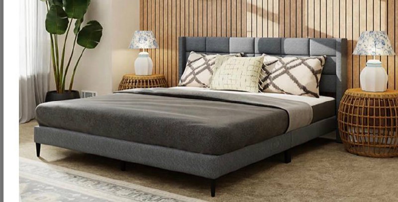 Royaloak Willow Upholstered Queen Bed Solid Wood 7399 Cashbackapply Coupon 