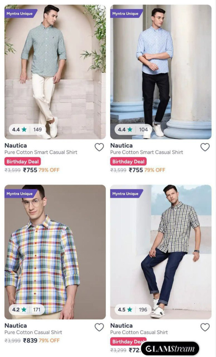 Myntra 82 On Nautica Clothing Men Women Kids – Best Price in India