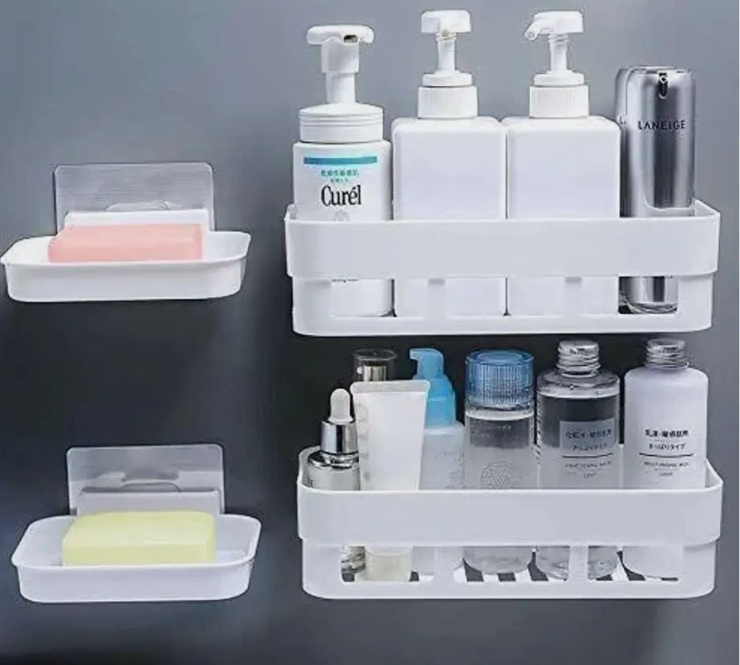 Flipkart Set Of 4 Bathroom Shelf At 119 – Best Price in India