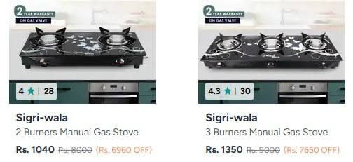 Gas Stove 87 – Best Price in India