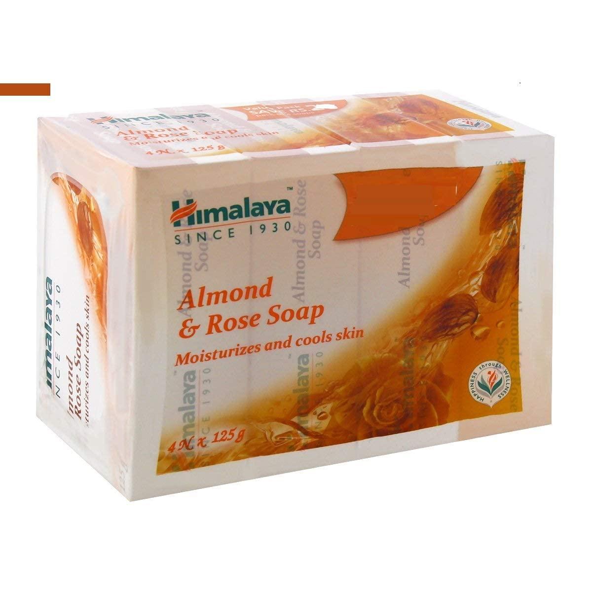 Himalaya Herbals Soap Almond And Rose 125g (pack Of 4 Save Rupees 20) 139 –