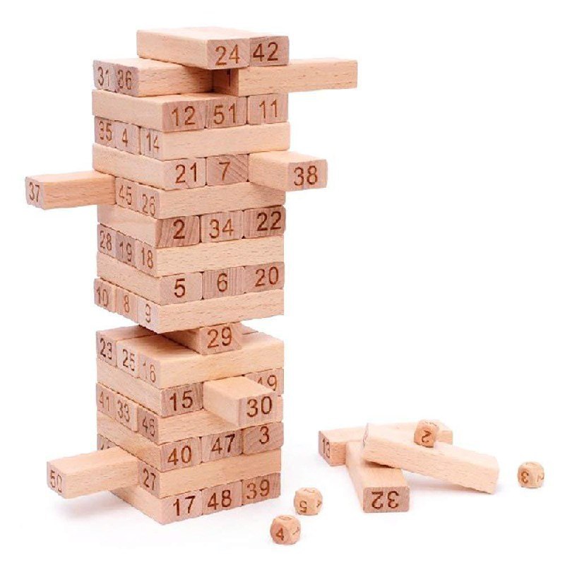 Toy Imagine 54 Pcs Wooden Tumbling Tower Game 329 – Best Price in India