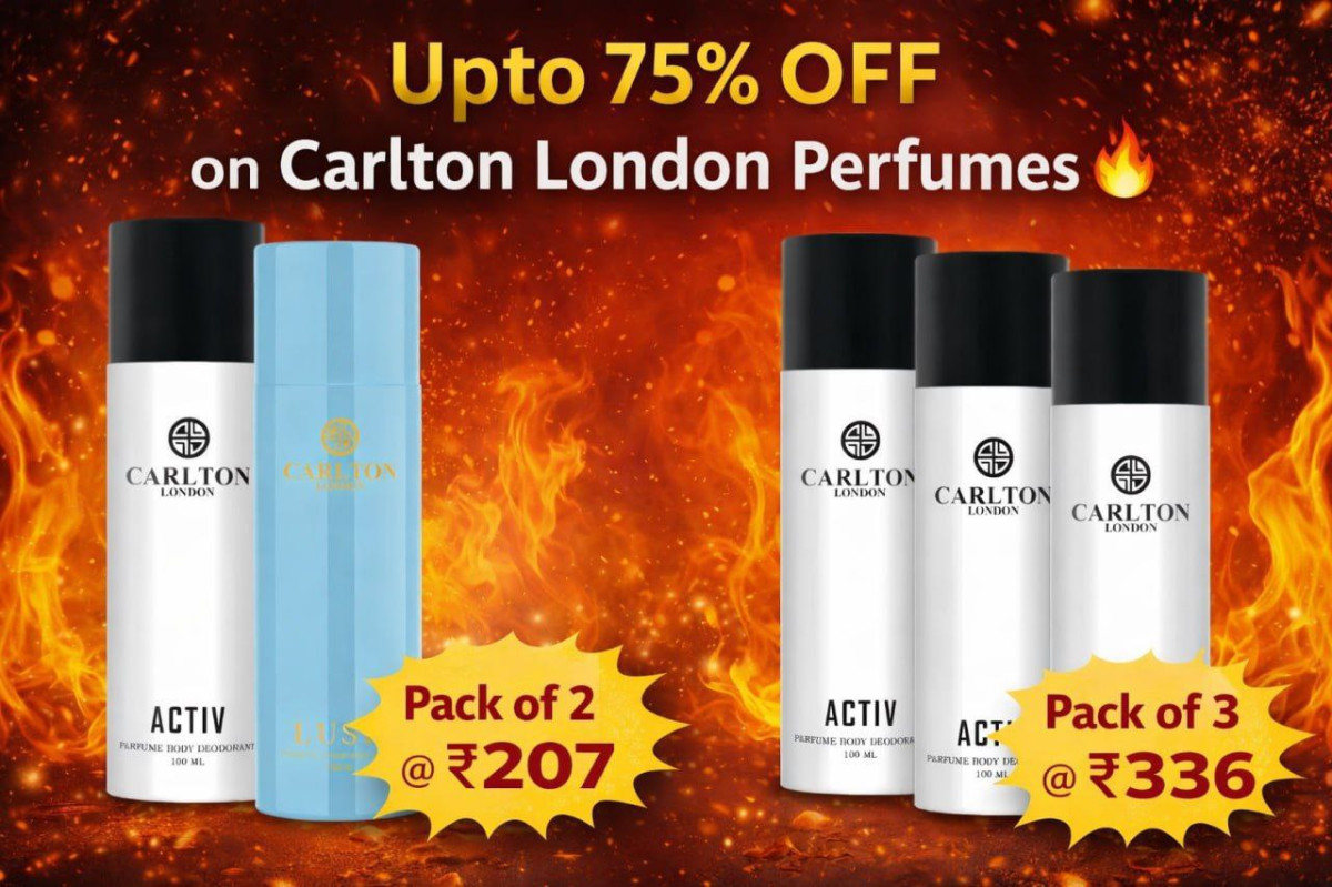 Ondc Loot 75 On Carlton London Perfumes Use Code London50 Pack Of 2 207 Pac