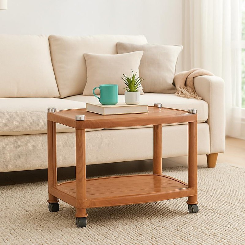 Nilkamal Centbl2 Contemporary Center Trolley Coffee Table Tea Table 950 – B