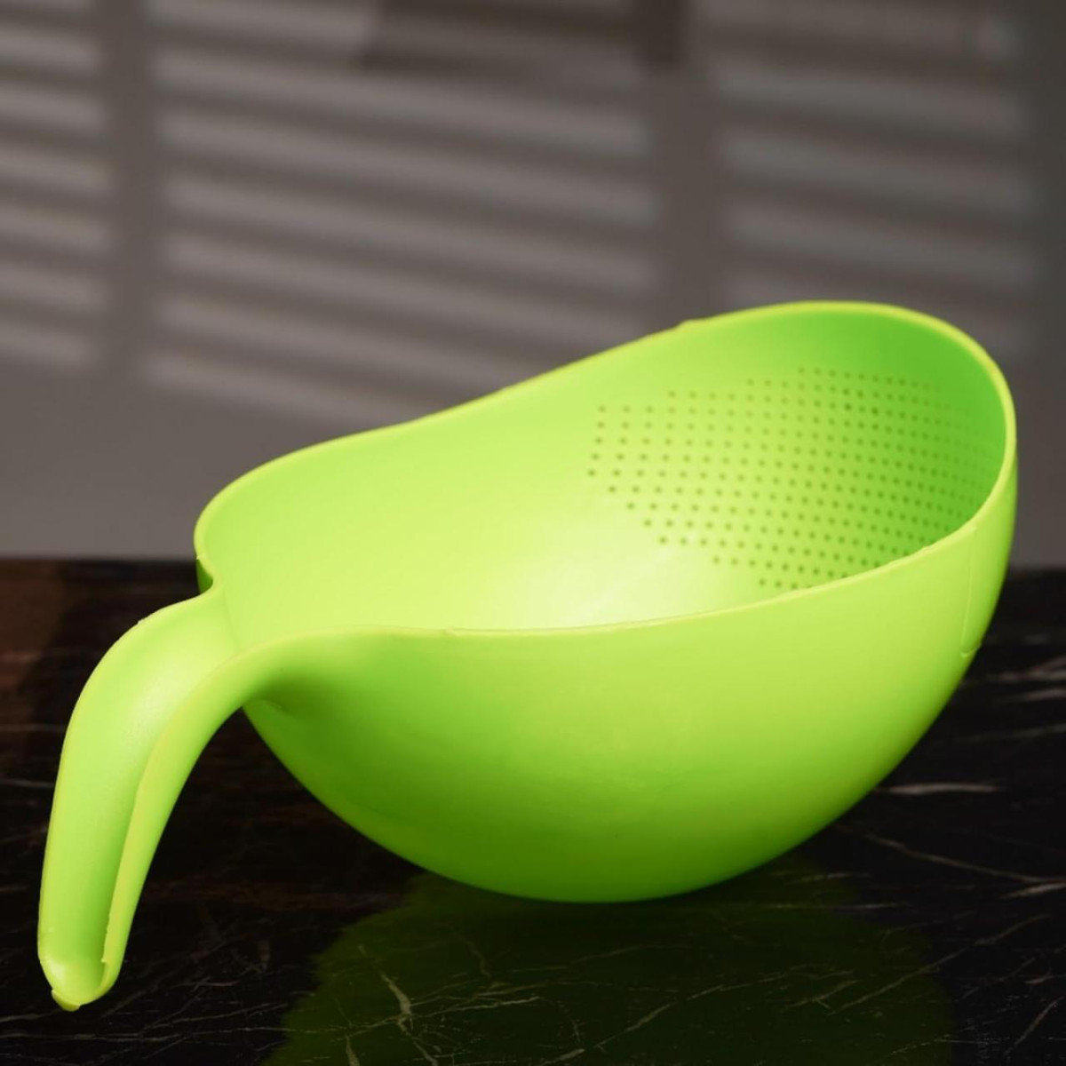 Clazkit Multi-purpose Strainer Or Washer Bowl For Rice Fruits Vegetable Ric