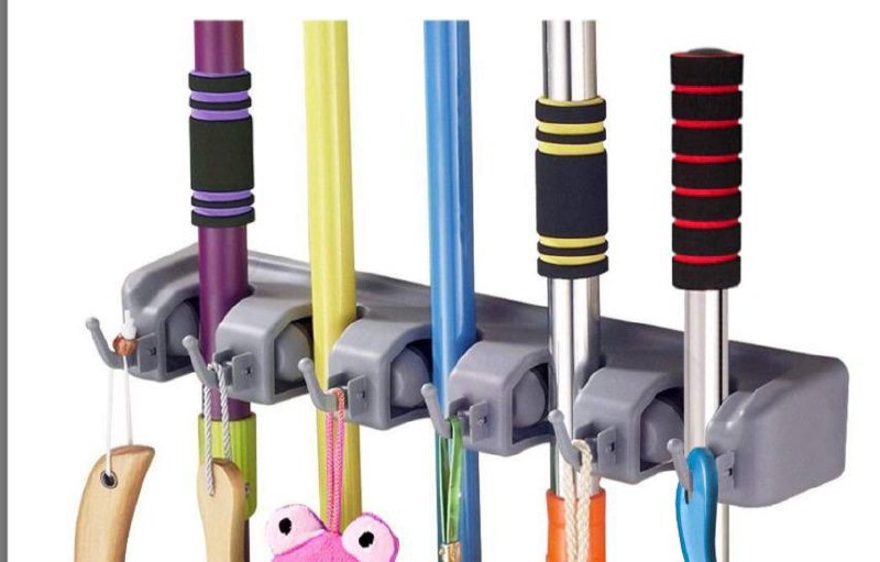 Broom Holder Wall Mounted Mop Holder For Wall Broom Stick Holder Mounted St