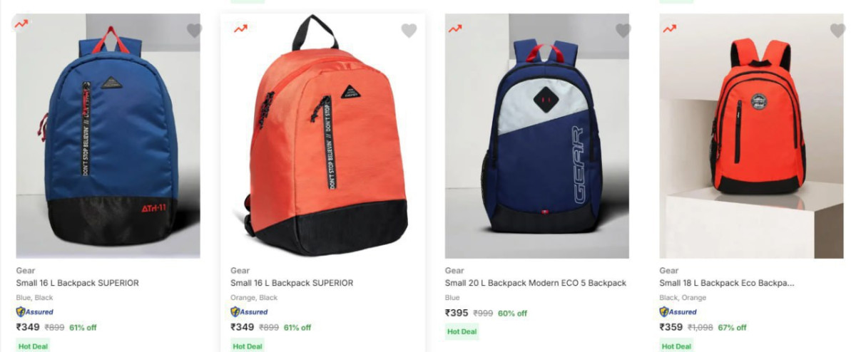 - Gear Bags Starting Rs 229 – Best Price in India
