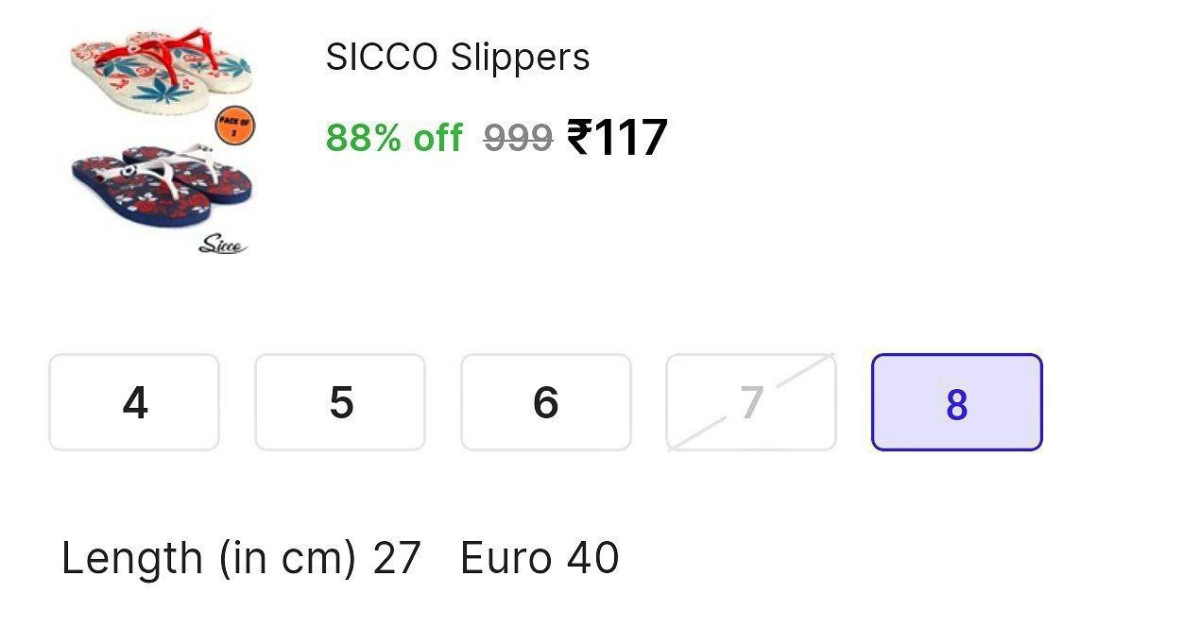 Fast Pack Of 2 Slippers At 117 – Best Price in India