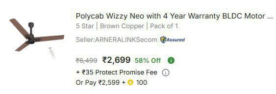 - Polycab 1200 Mm Ceiling Fan At Rs 2699 – Best Price in India