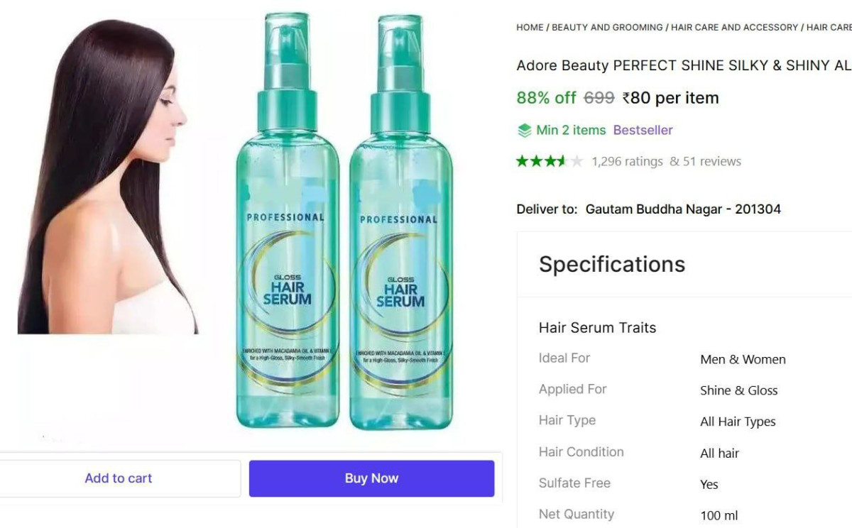 Shopsy Hair Serum - 122 – Best Price in India