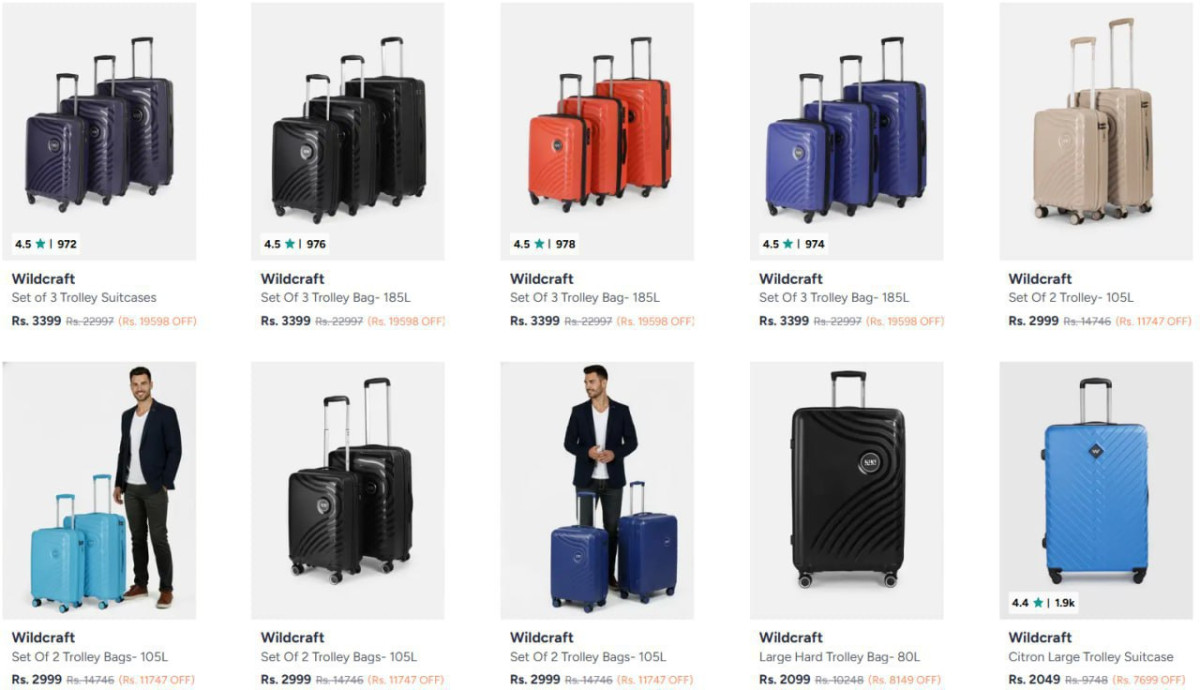 Myntra 85 On Wildcraft Backpack Luggage Backpacks Luggage – Best Price in I
