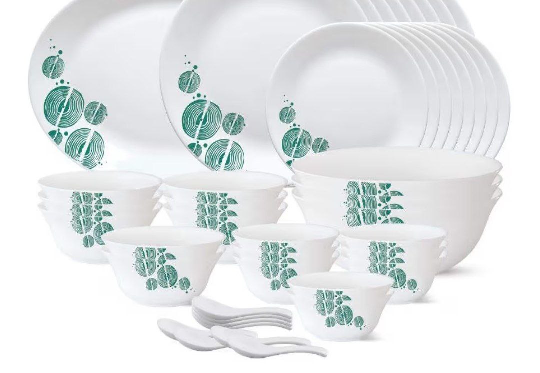 Larah By Borosil Dinner Set 44 Piece 2142 – Best Price in India