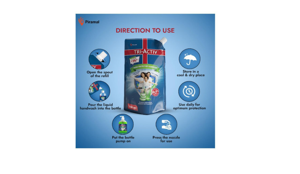 Amazon Tri-activ Liquid Handwash Refill 750ml X Pack Of 3 (2250ml)189 – Bes