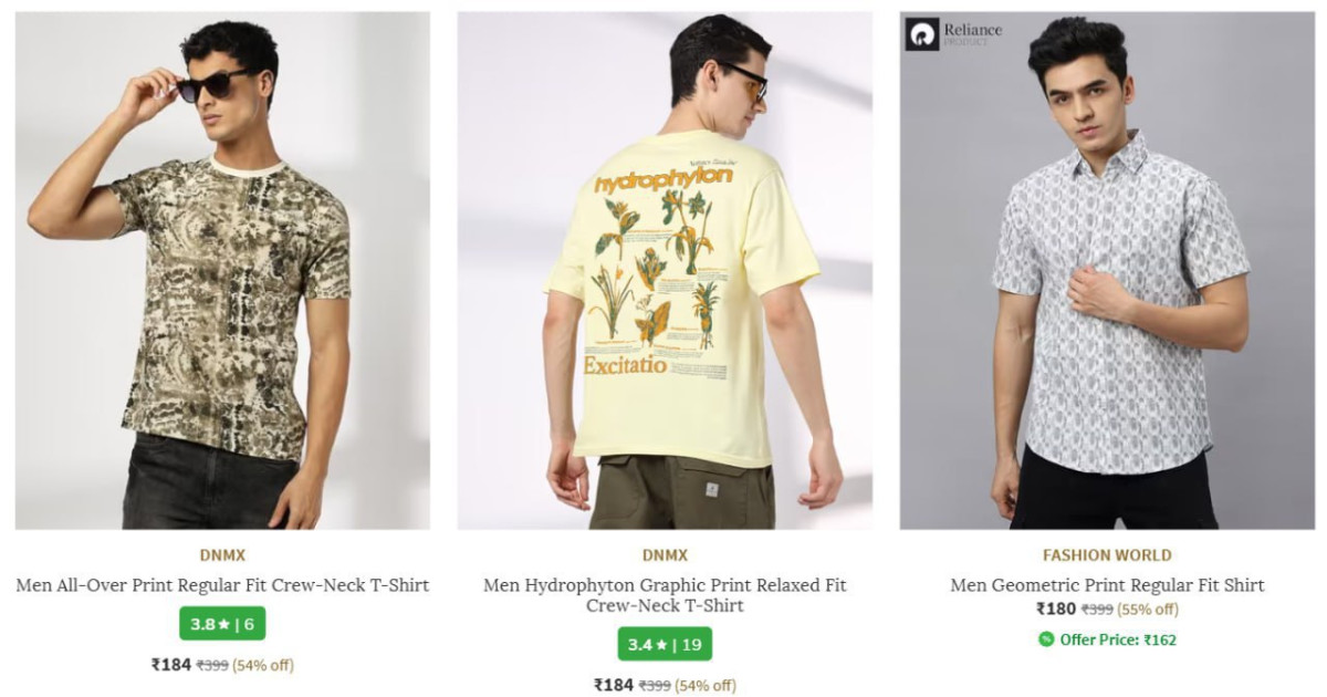 Ajio Topwear Under 199men S Women Boys Girls Baby – Best Price in India