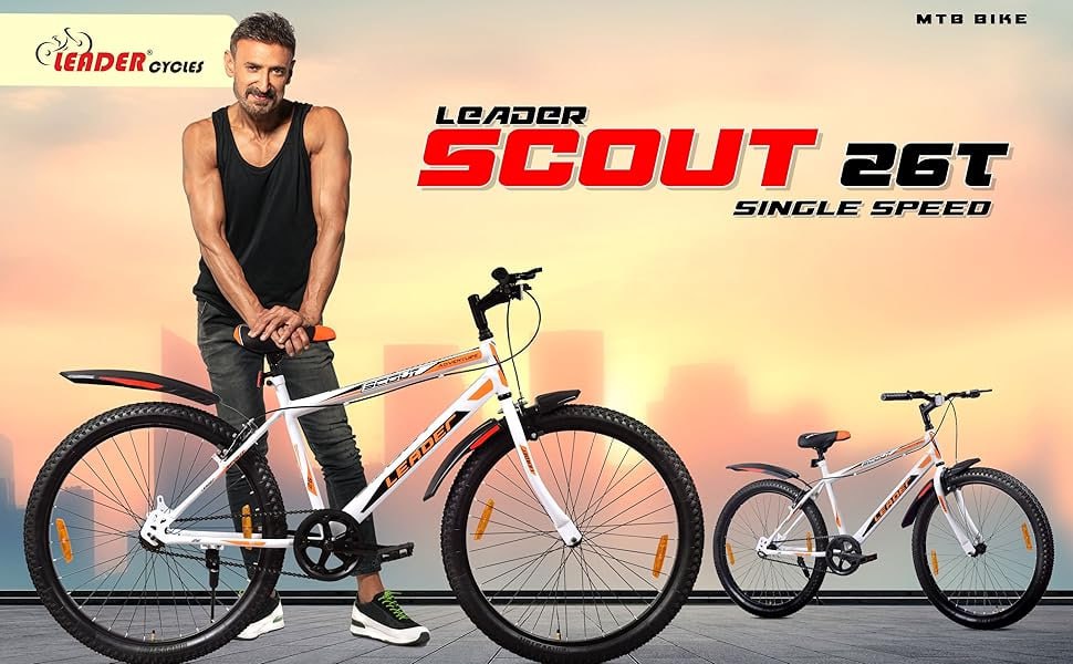 Leader Scout Mtb 26t Mountain Bicycle Single Speed 3839 – Best Price in Ind