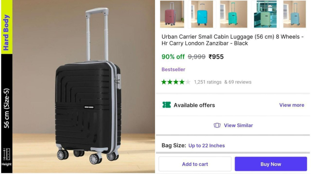 Urban Carrier Trolley At 955 7 Colors Available – Best Price in India