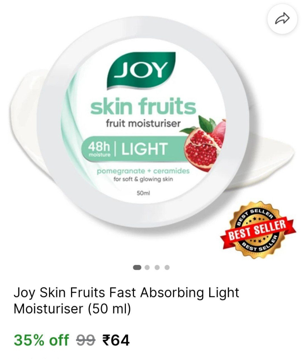Joy Moisturizer 64 More Deals Click Here Must Read – Best Price in India
