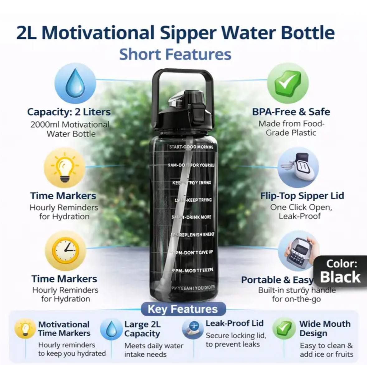 Gym Water Bottle Now At The 132 - Big Link – Best Price in India