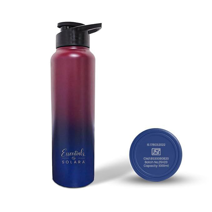 Solara Stainless Steel Water Bottle 1 Litre (pack Of 1) – Best Price in Ind