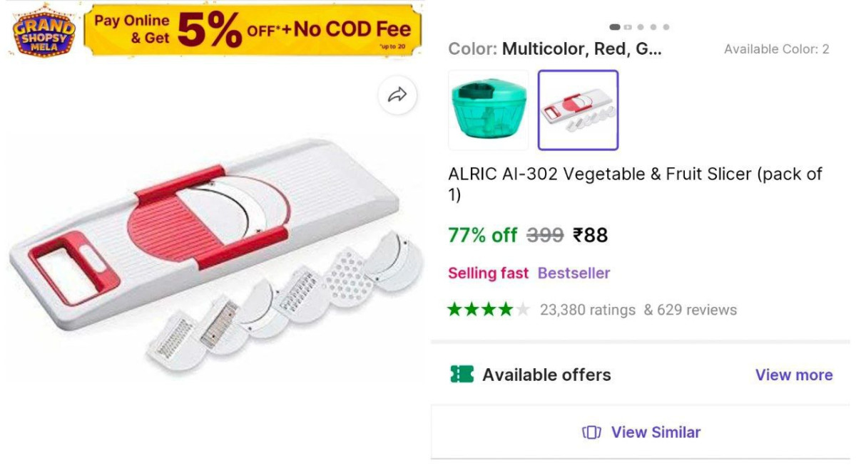 Slicer Set 86 – Best Price in India