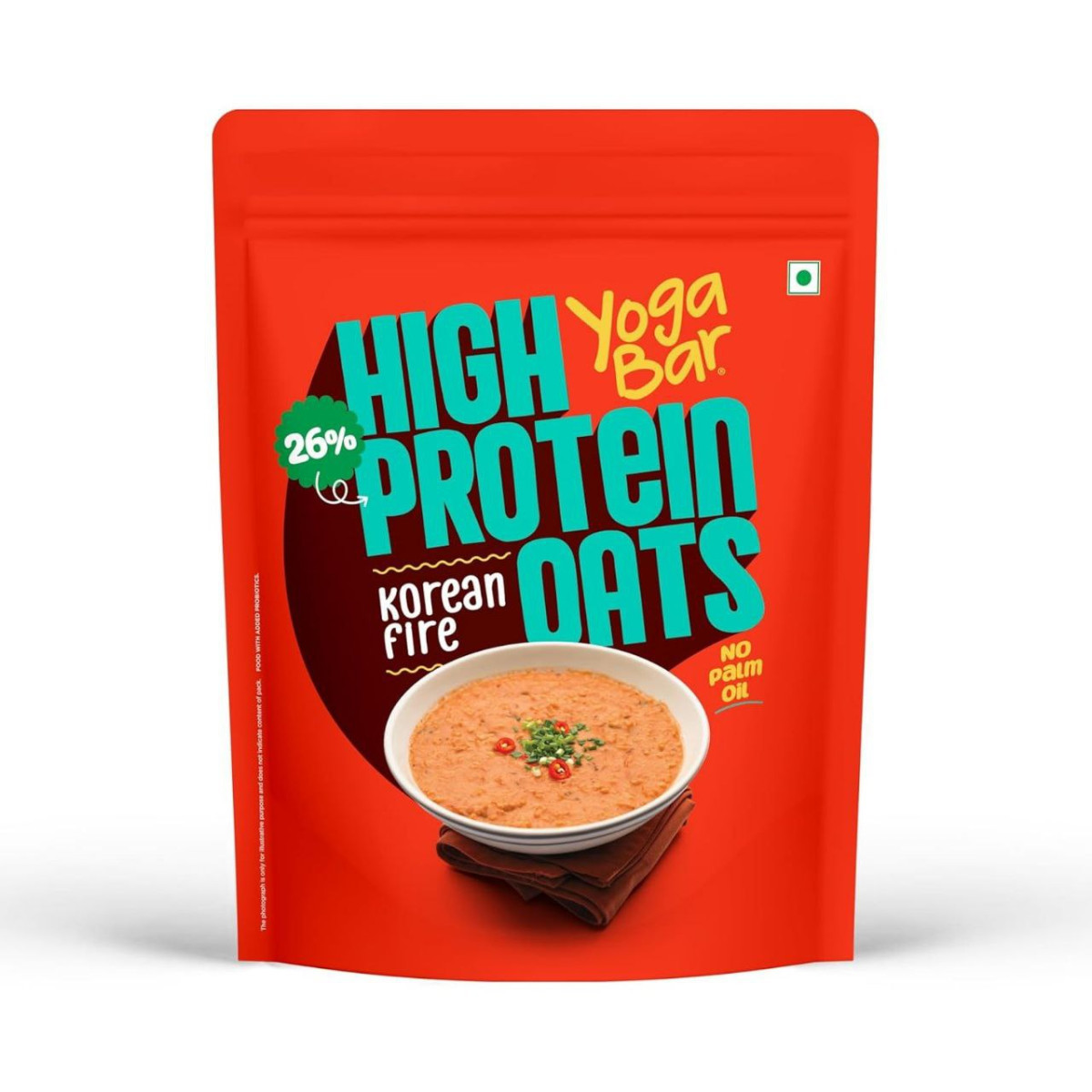 Yogabar 26g High Protein Oats 1kg Korean Fire 249 – Best Price in India
