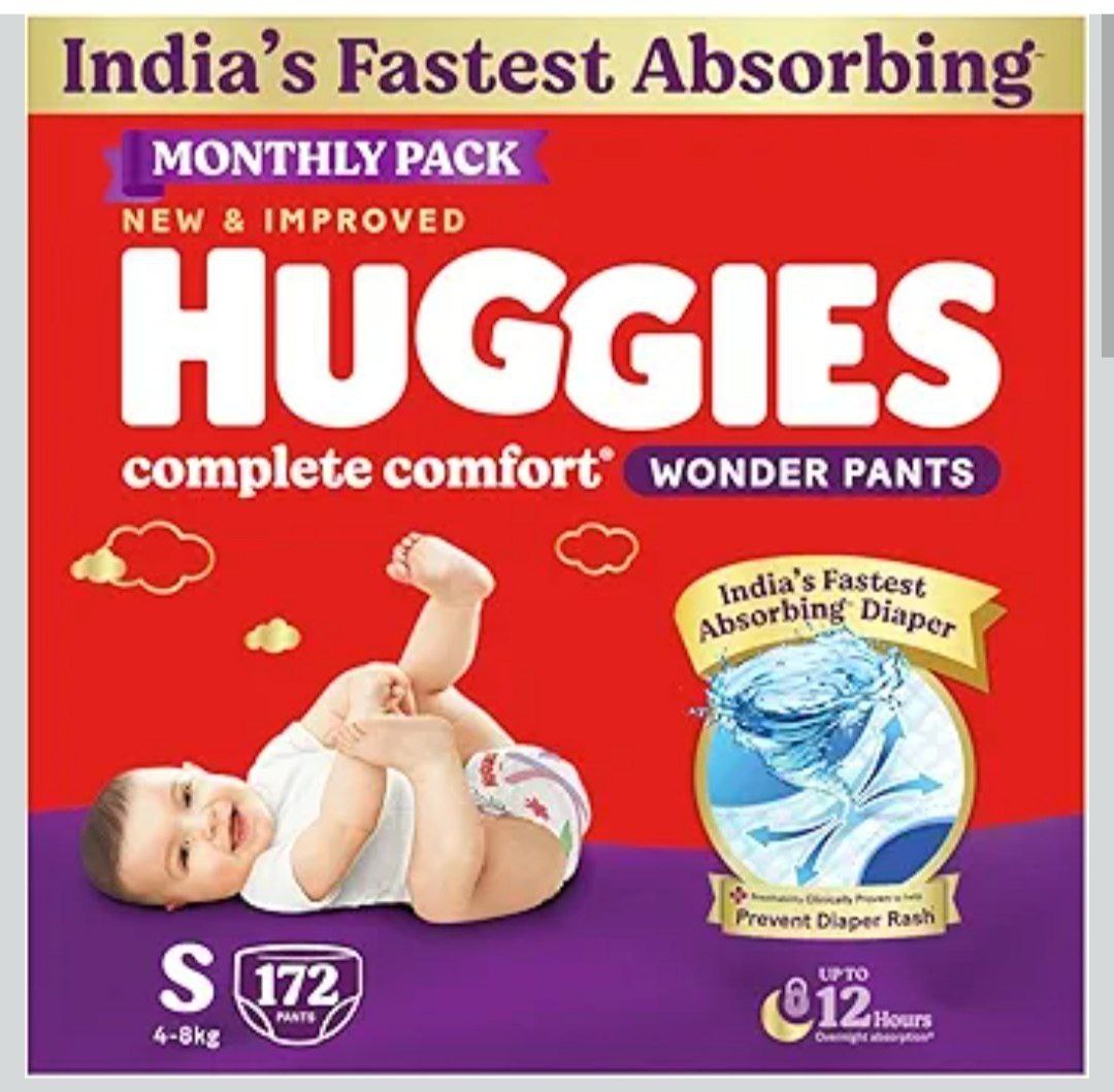 Huggies Baby Diapers (s) 172 Count 1195 – Best Price in India