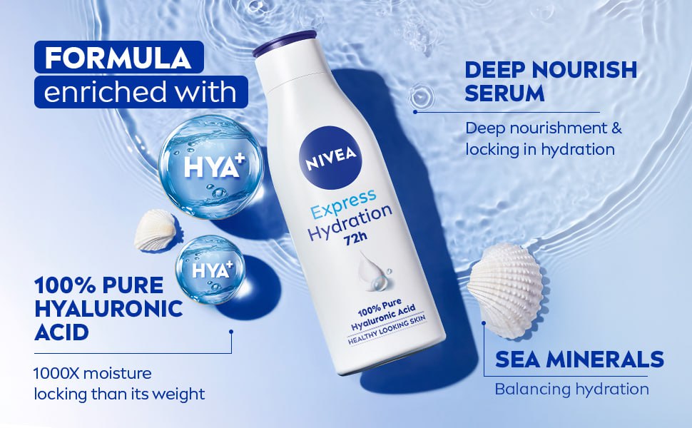 Nivea Express Hydration Body Lotion 400ml 275 – Best Price in India